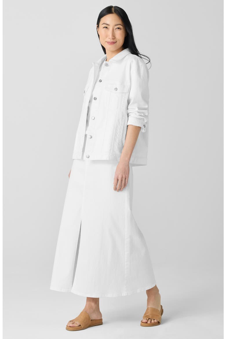 Denim Jacket, Alternate, color, WHITE