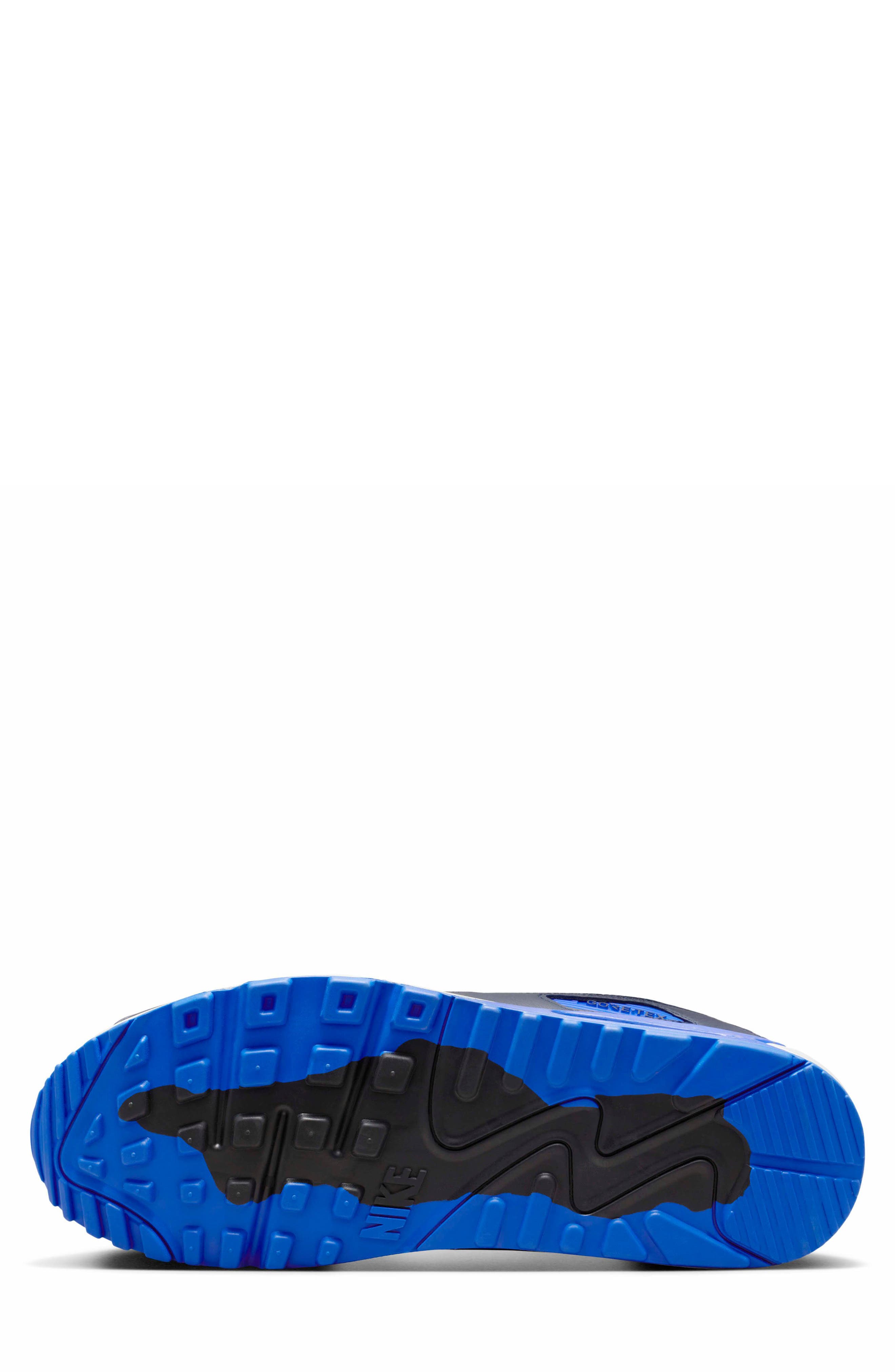 Air Max 90 Gore-Tex® Waterproof Sneaker, Alternate, color, GREY/ ANTHRACITE/ OBSIDIAN