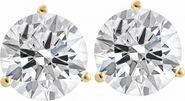 Bliss Diamond Certified 8 Ct tw 14k Gold Lab Grown Round-Cut Diamond Martini Studs