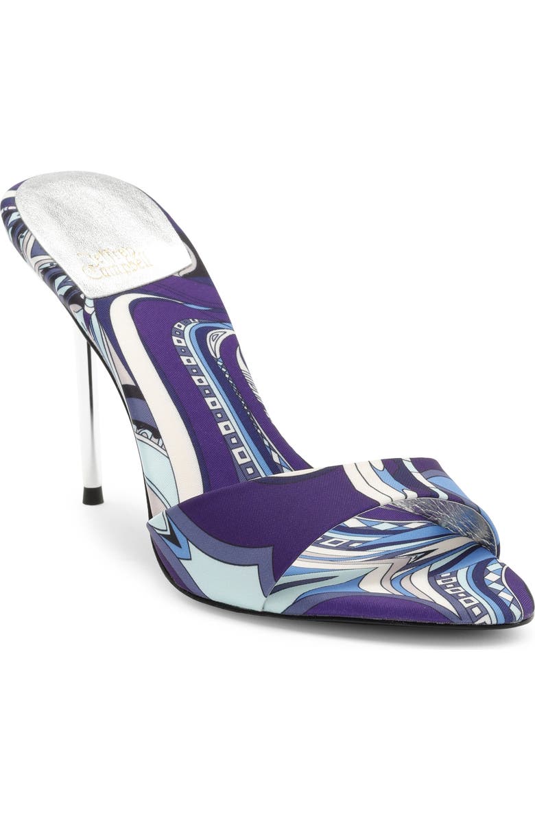 Jeffrey Campbell Ce-Soire Slide Sandal, Main, color, Blue Multi