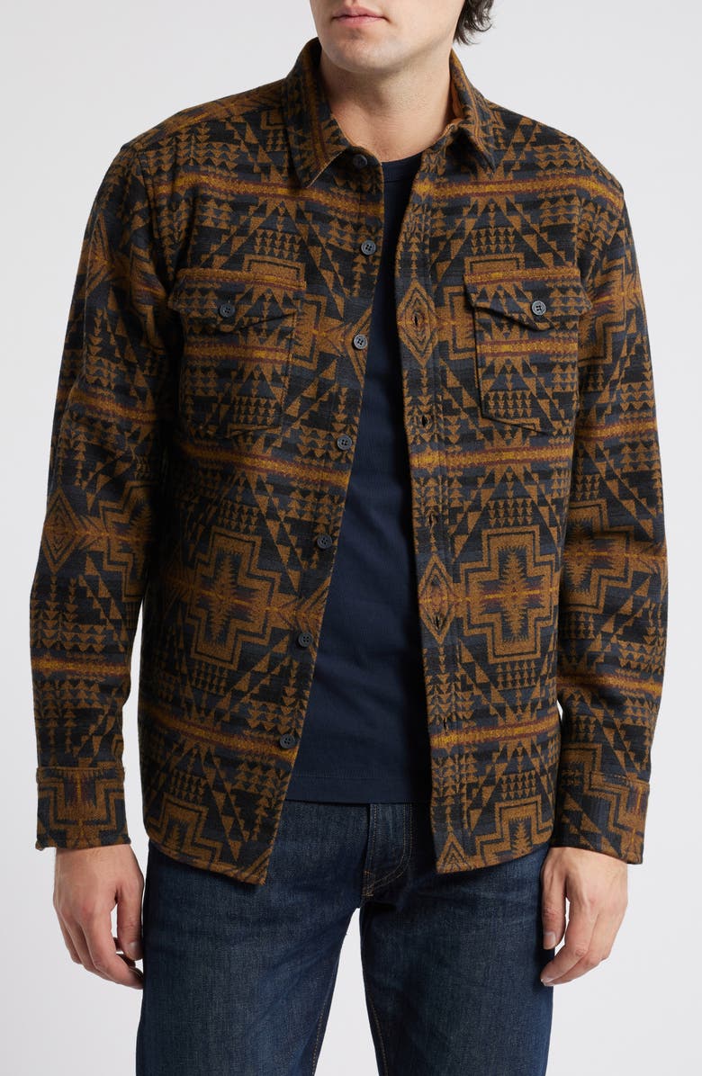 Pendleton La Pine Wool Overshirt, Main, color, 
