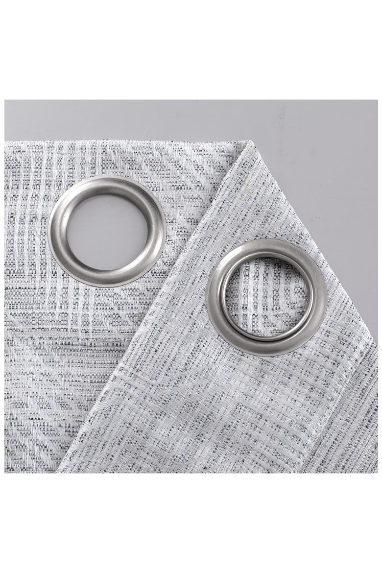 Set of 2 Room Darkening Window Curtains, Alternate, color, SILVER