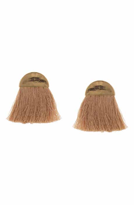 OLIVIA WELLES Sabina Tassel Earrings