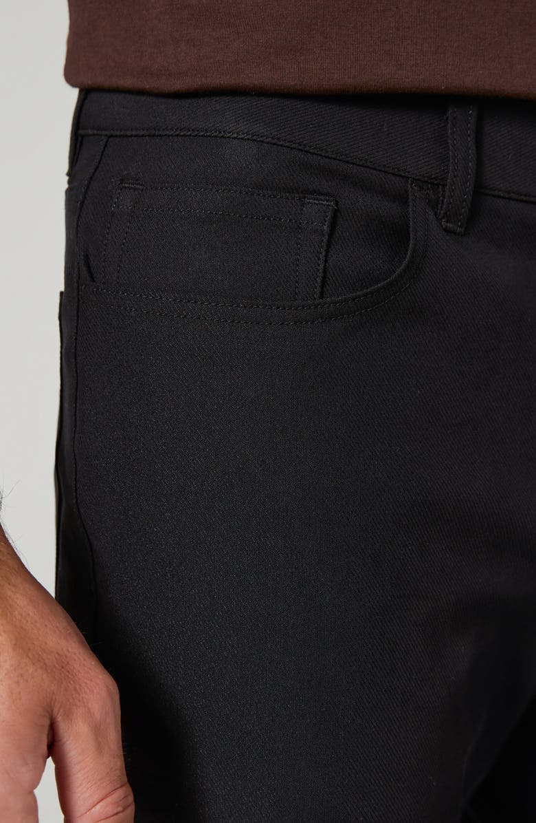 7 Diamonds Baron Straight Leg Stretch Twill 5-Pocket Pants, Alternate, color, Black