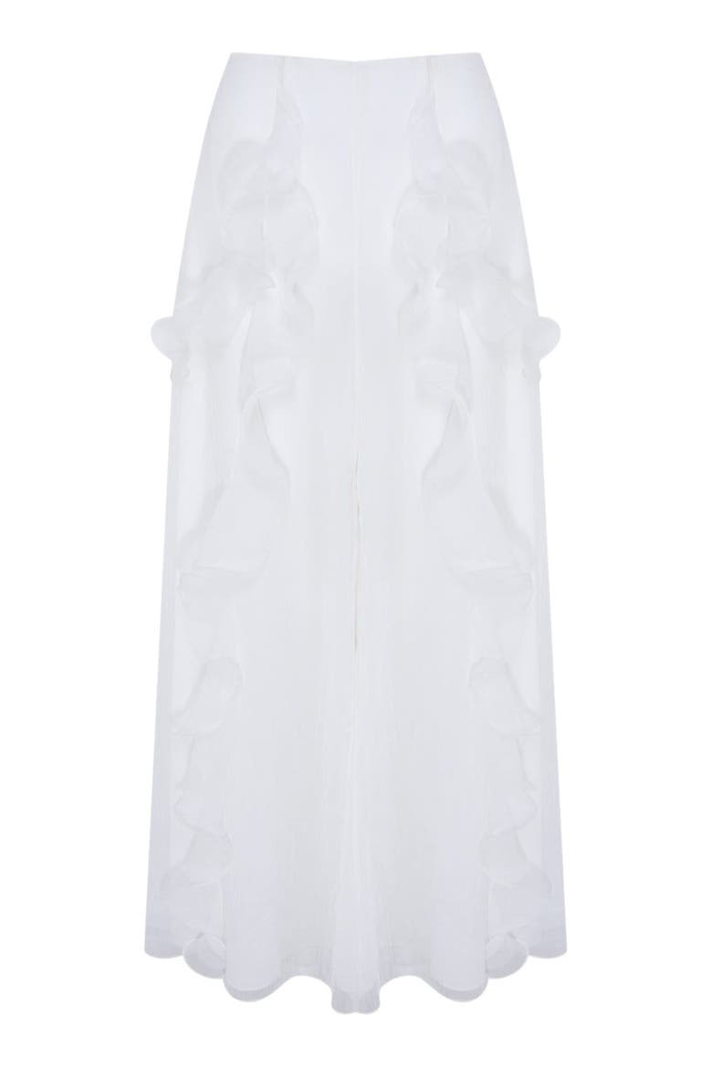 Chiffon Wonderland Pant, Main, color, OFF WHITE