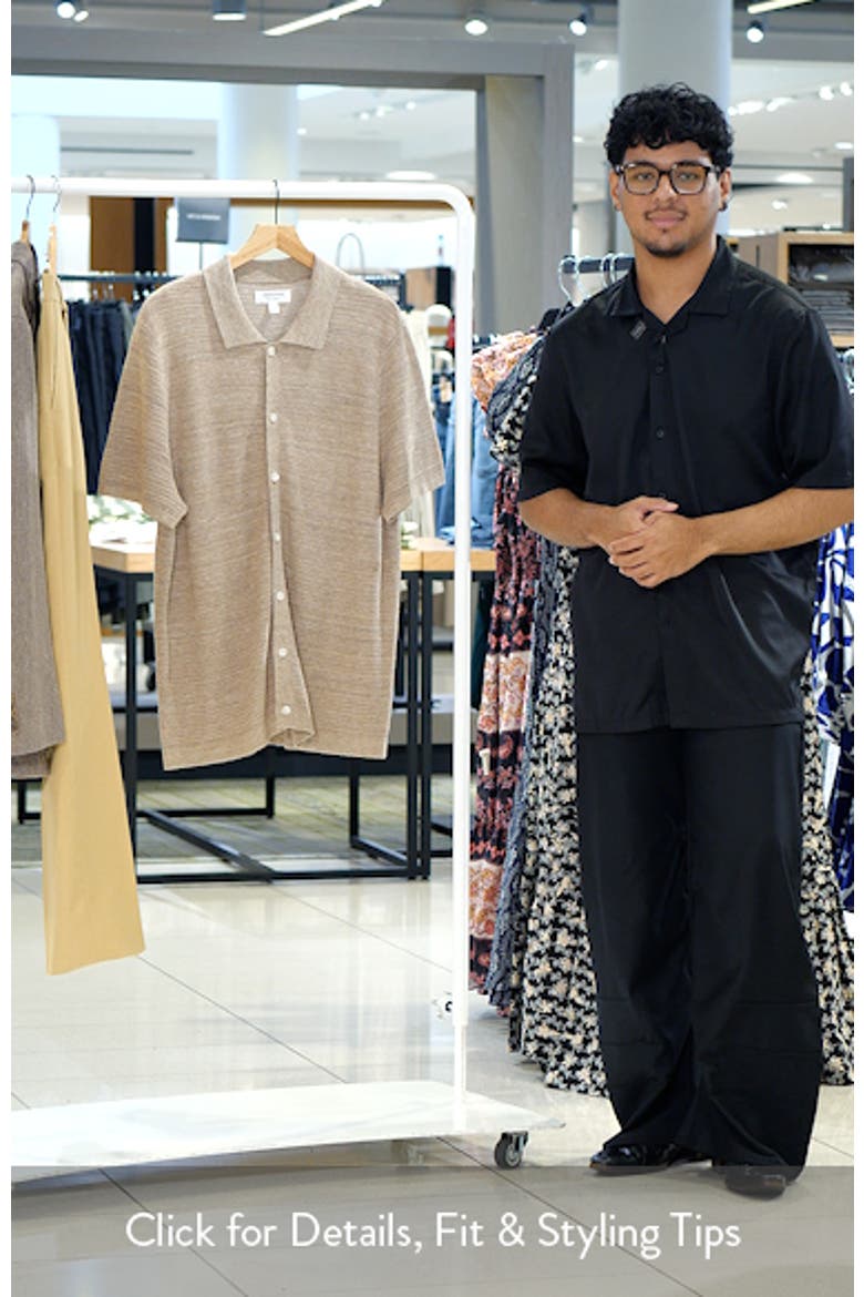 Short Sleeve Linen & Cotton Cardigan video