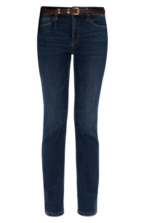Bayeas Mid Rise Slim Straight Leg Jeans In Blue