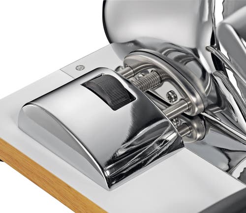 Zassenhaus Vintage Bread Slicer, Hand Crank Home Bread Slicer, 11.75" X 8", Chrome In Silver