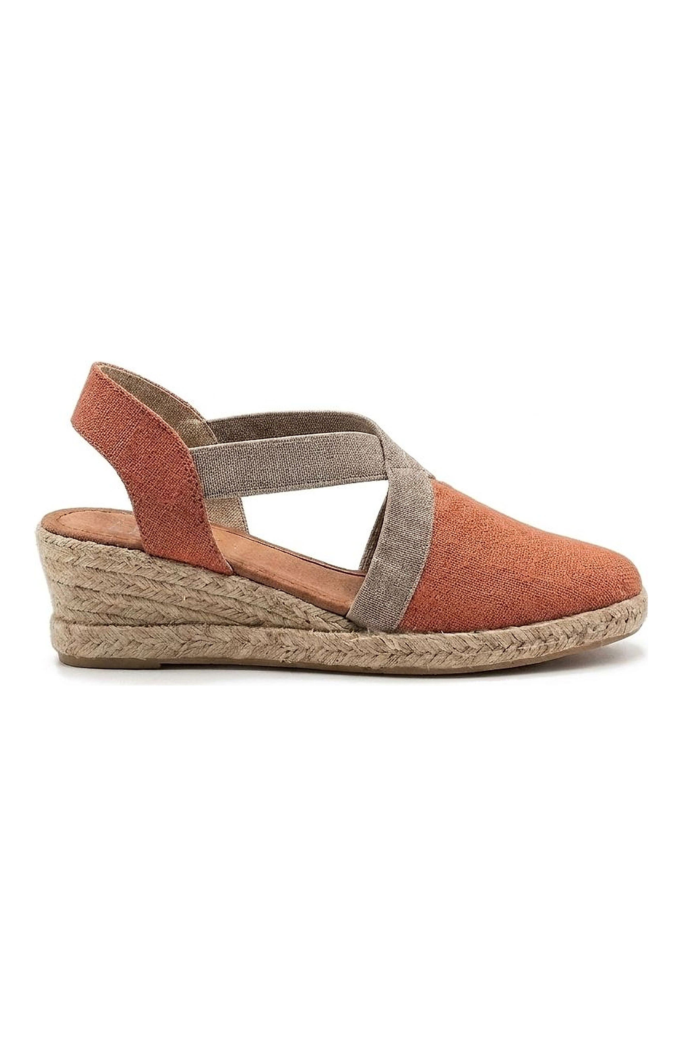Barbate Low Espadrille Sandal, Alternate, color, Terracotta