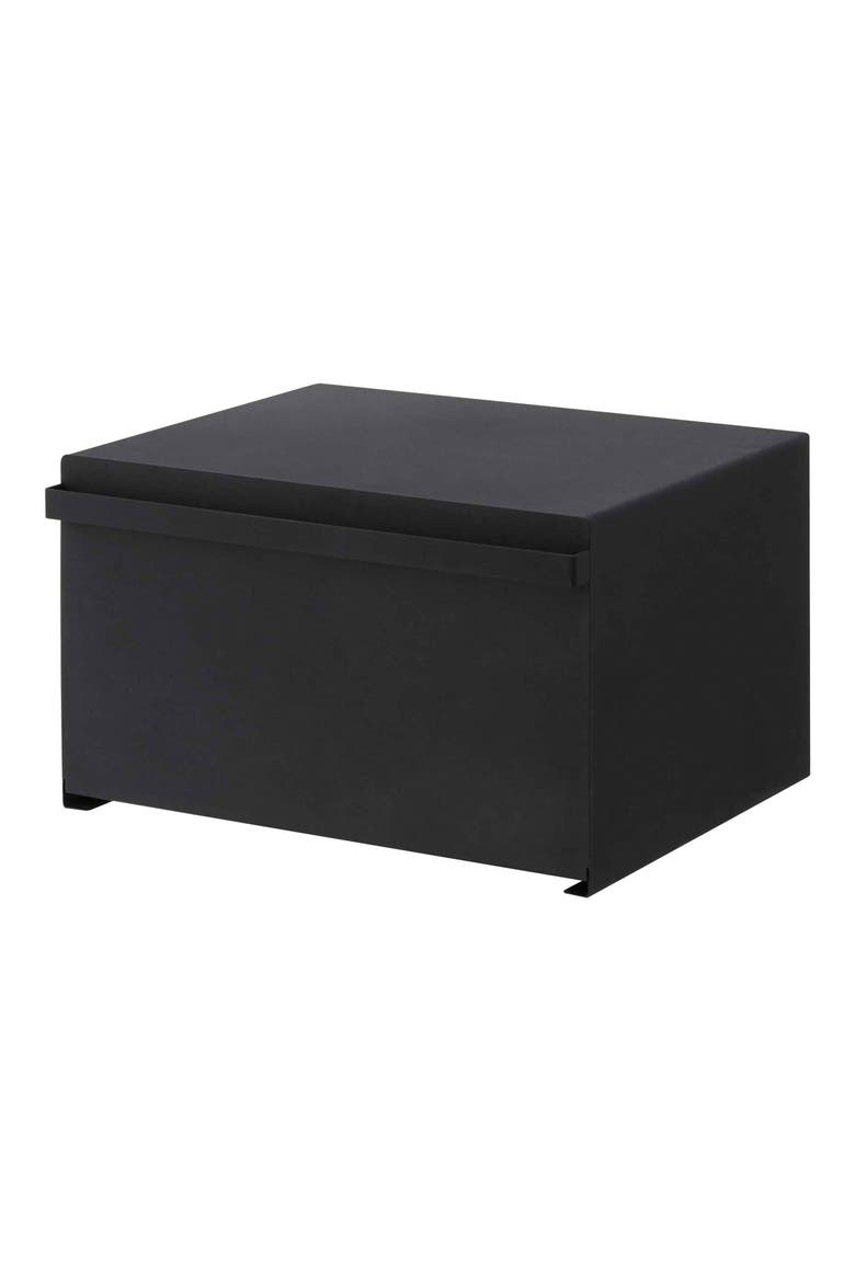 Steel Bread Box, Main, color, BLACK