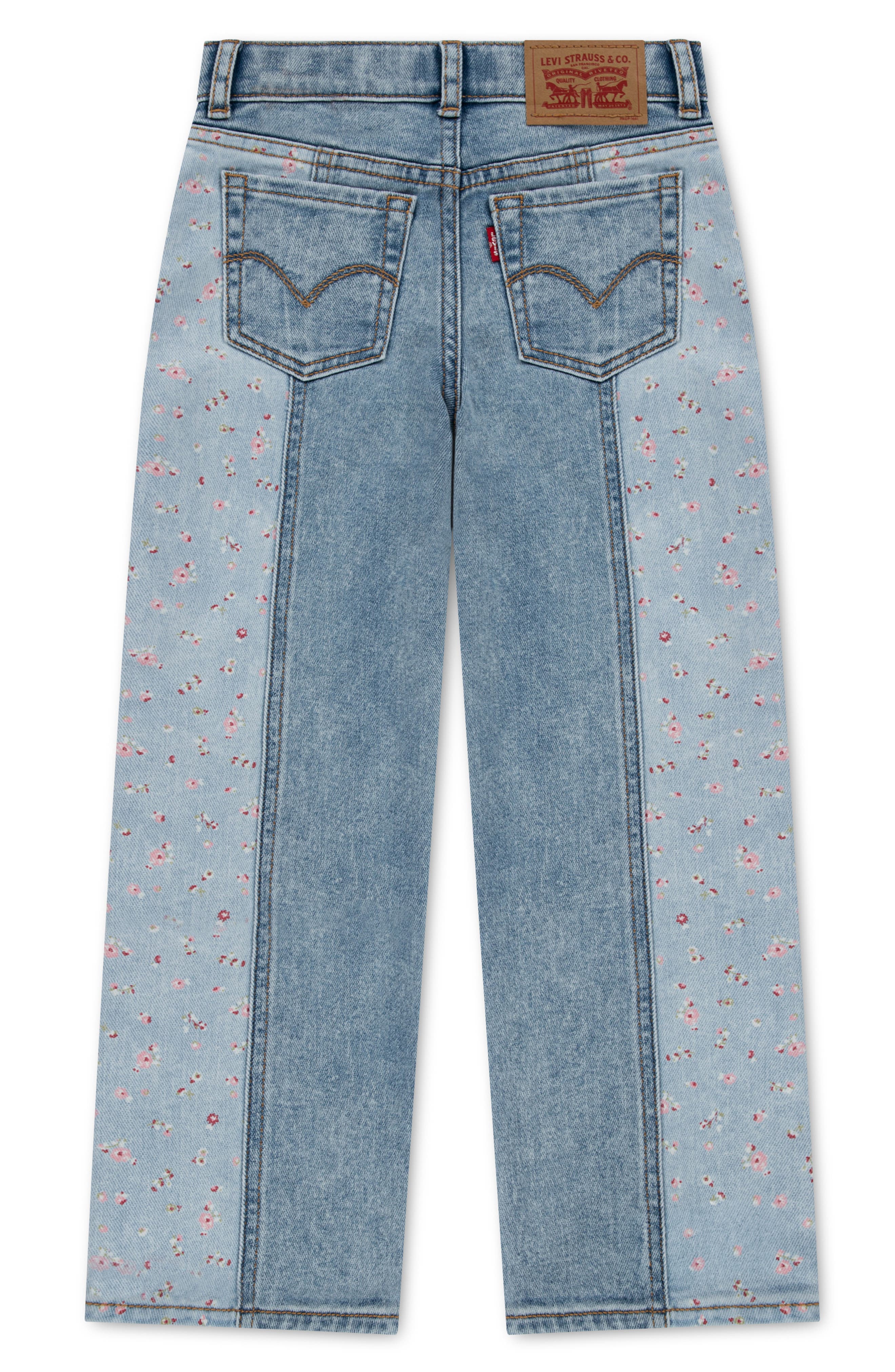 Levi's Kids' Colorblock Wide Leg Jeans | Nordstromrack
