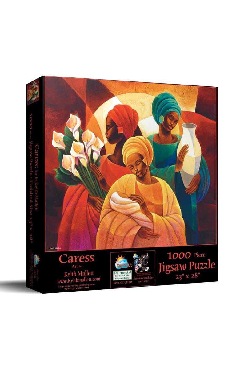 Sunsout Caress 1000 piece Jigsaw Puzzle for Adults, Main, color, Multicolor