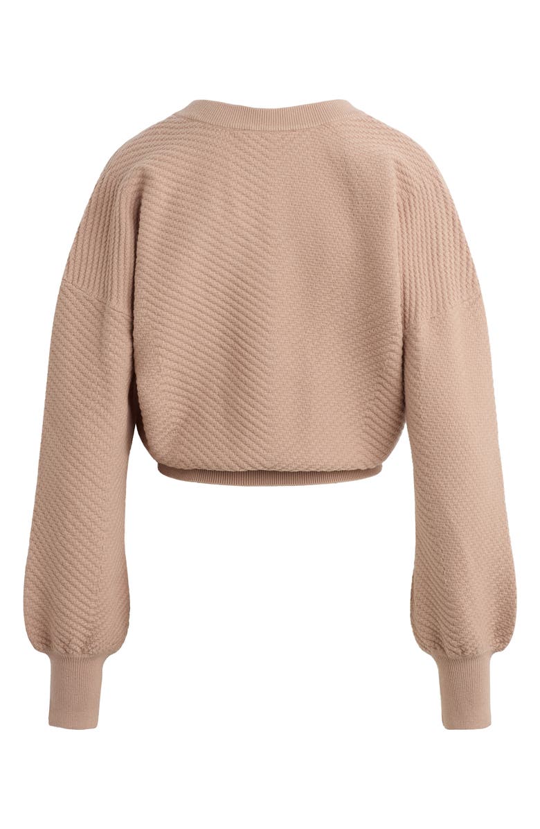 Favorite Daughter The Ava Crop Sweater, Alternate, color, Mocha