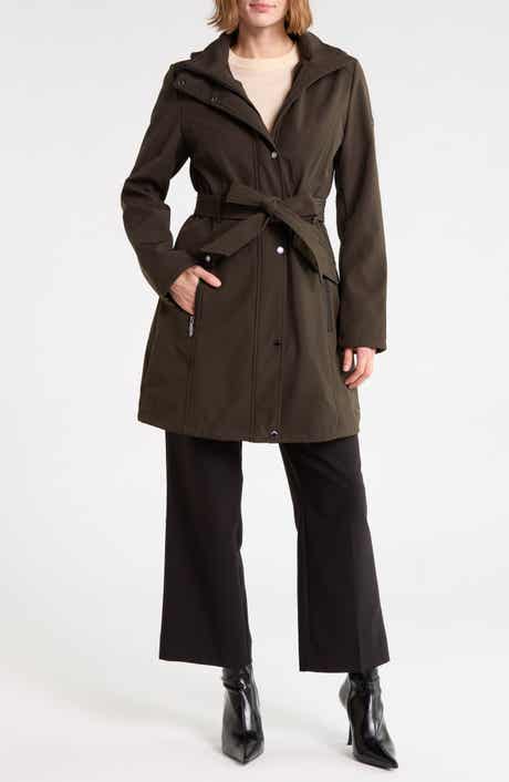 Belted Hooded Softshell Anorak