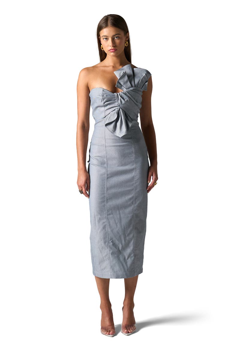 Ivana Dress, Main, color, Denim