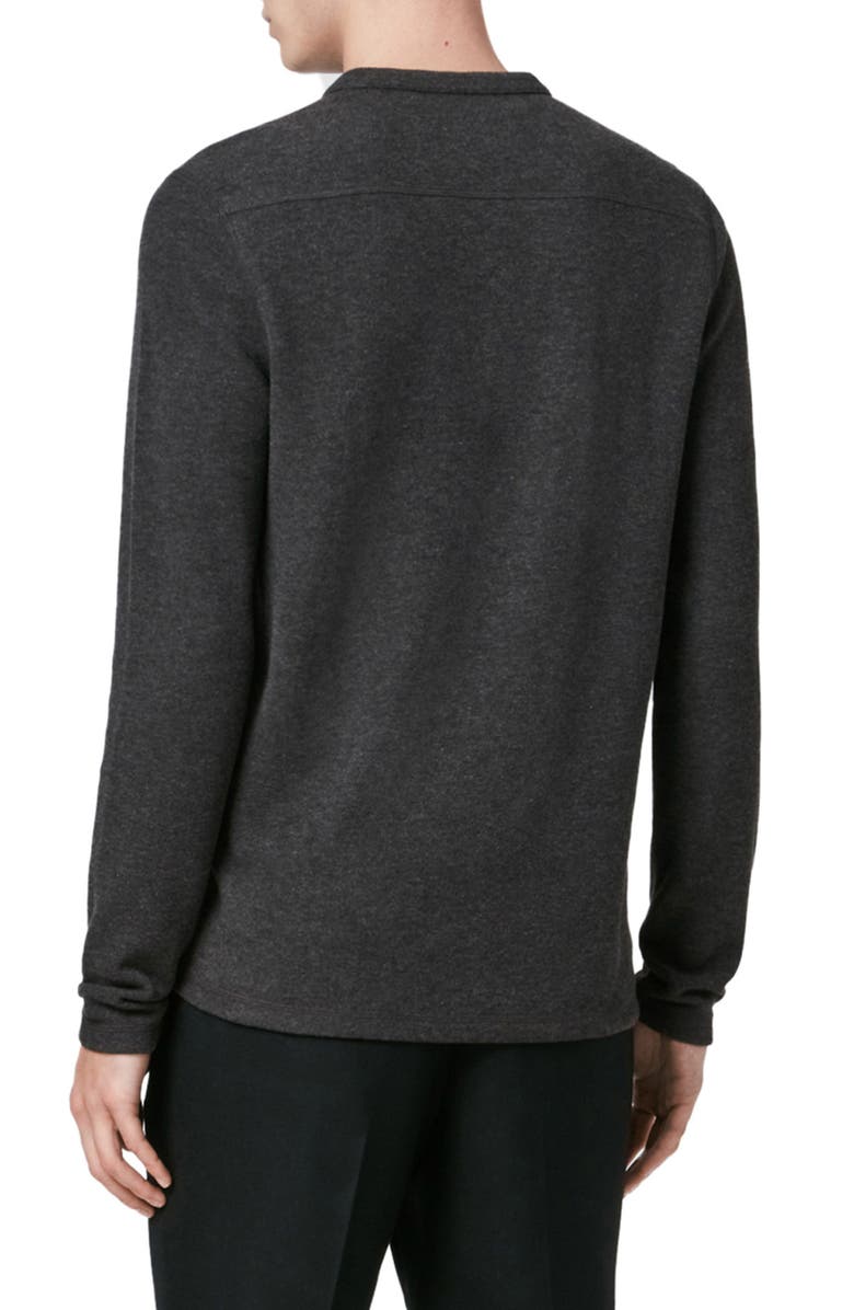 AllSaints Kiran Long Sleeve Henley, Alternate, color, 