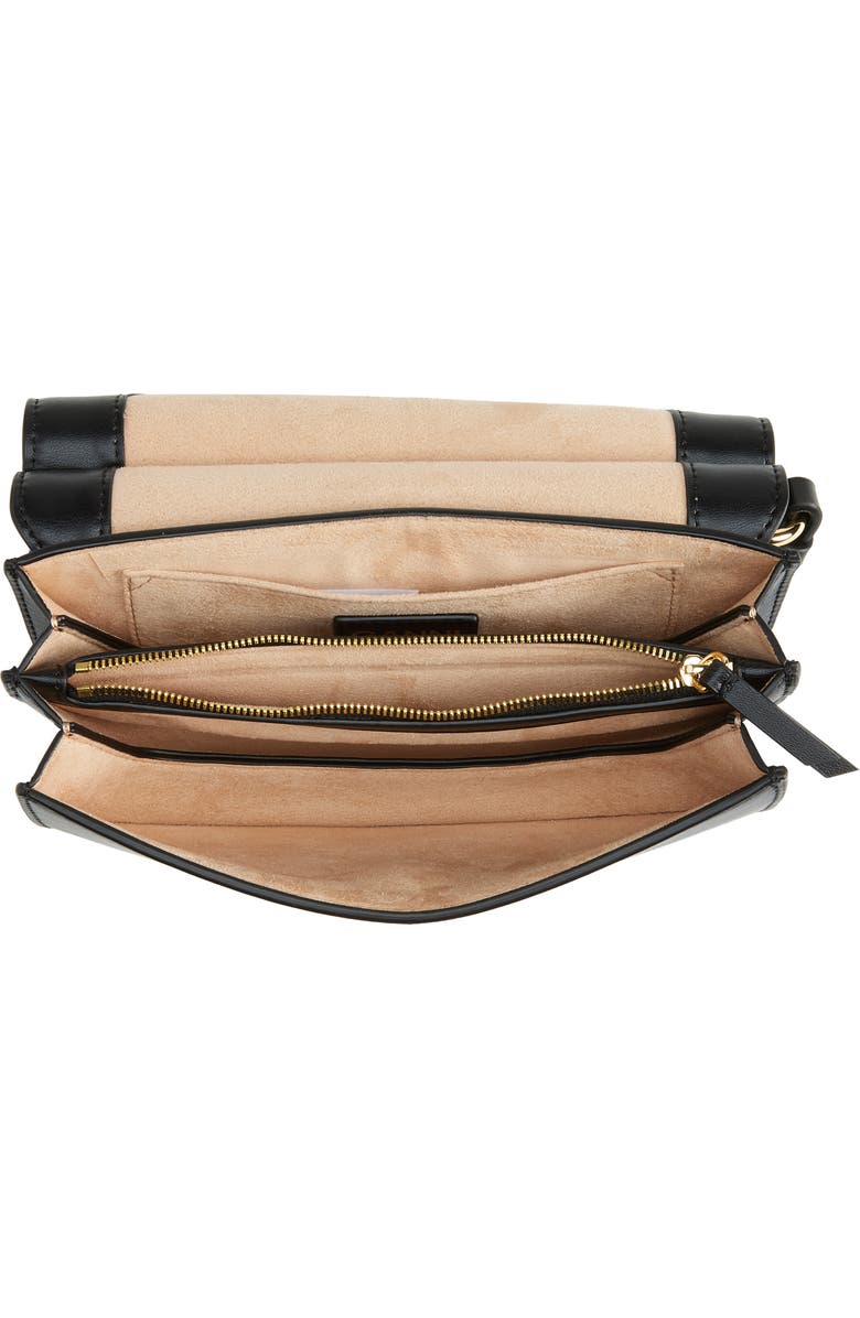 Ganni Apo-G Leather Crossbody Bag, Alternate, color,