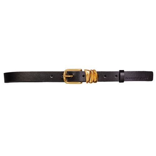 Black Suede Studio Boyfriend Belt
