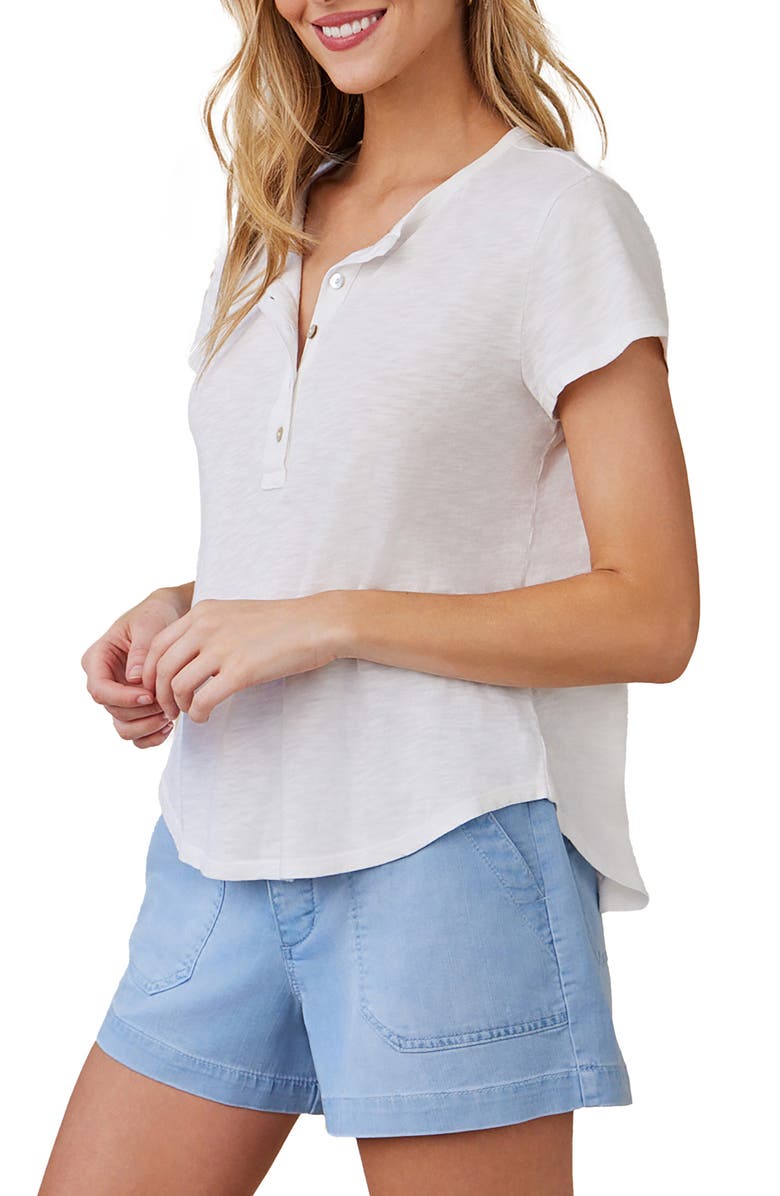 Bella Dahl Cotton Blend Henley T-Shirt, Alternate, color, 