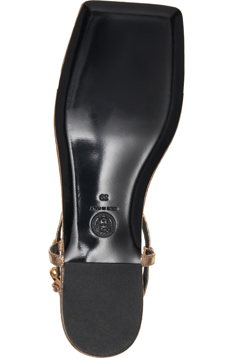 Versace Crystal Medusa '95 T-Strap Sandal, Alternate, color,