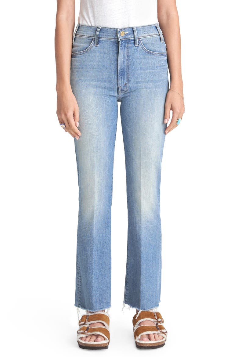 The Hustler Frayed Ankle Jeans, Main, color, SHAKEN NOT STIRRED