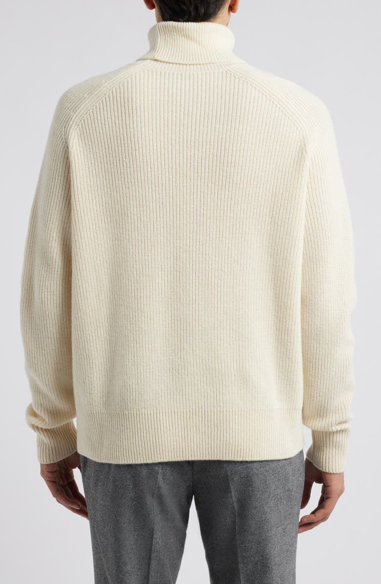 BOSS Evento Recycled Wool Turtleneck Sweater, Alternate, color, 