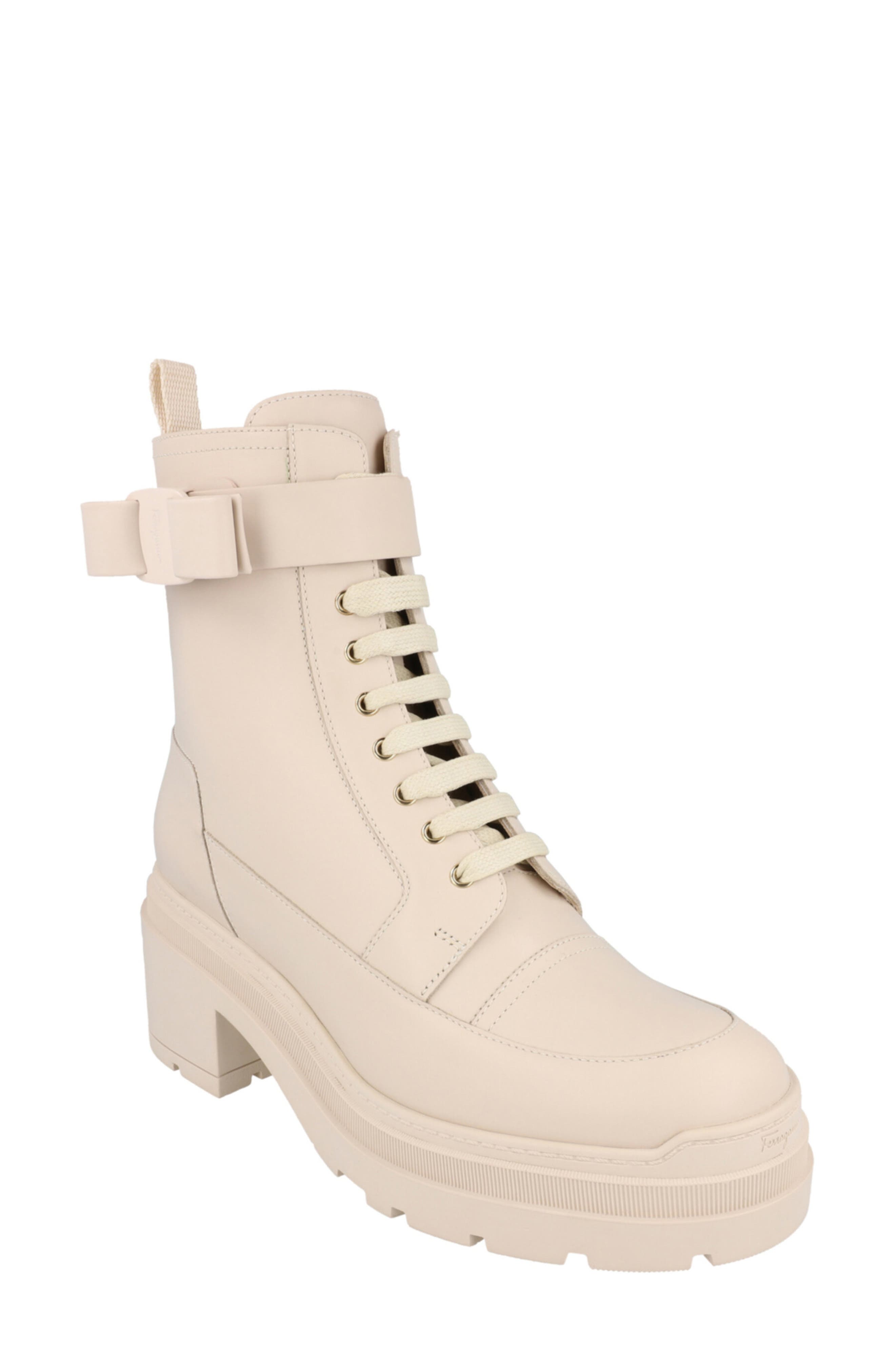 FERRAGAMO Lober Leather Hiker Boot