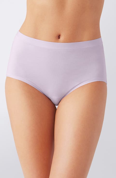 Understated Cotton Blend Briefs