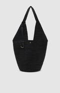 ANINE BING Leah Logo Hobo Bag