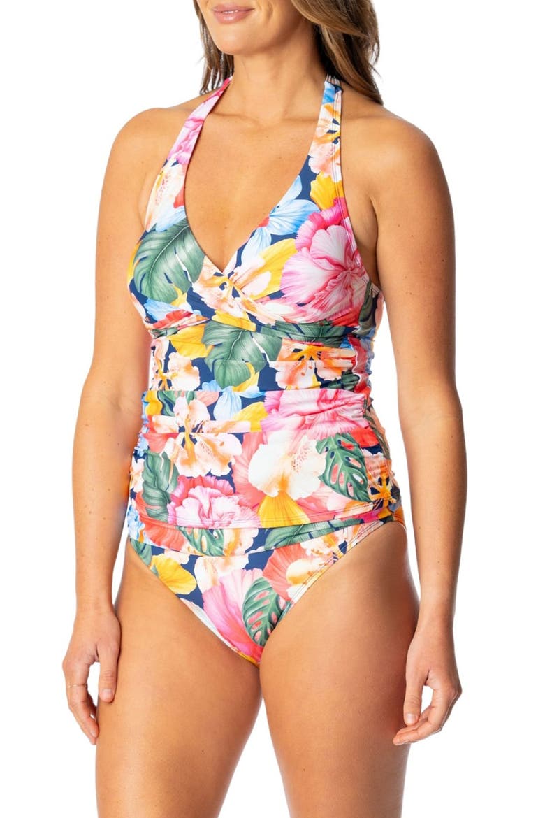 Louise Wrap Tankini, Main, color, PANTHEON BLUE