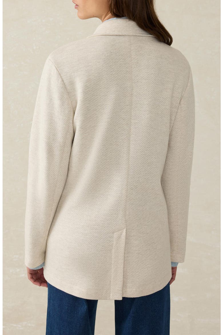 Inlet Cotton Blend Knit Blazer, Alternate, color, LIGHT OATMEAL MELANGE