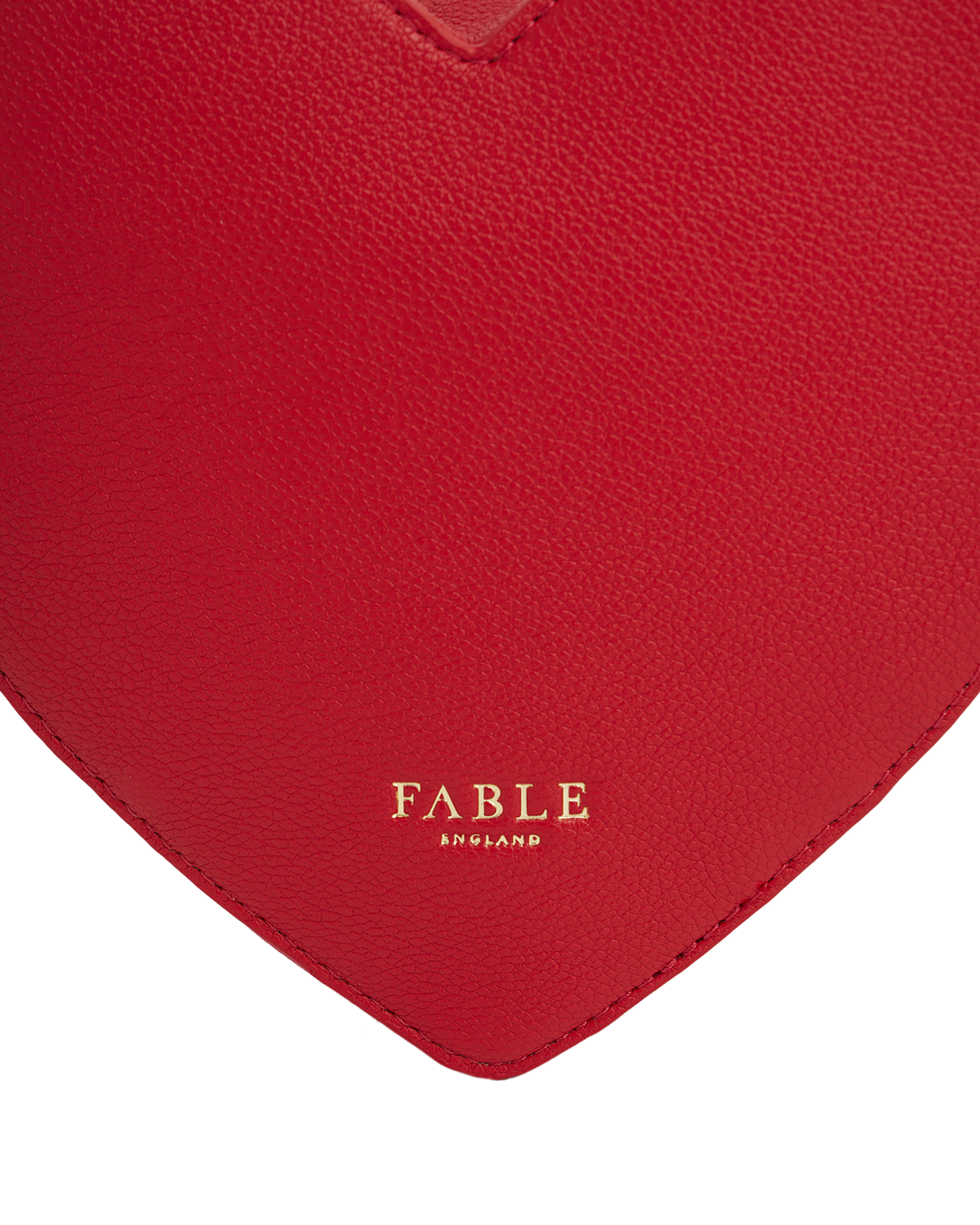 Fable England Penelope Heart Crossbody Purse, Alternate, color, Red