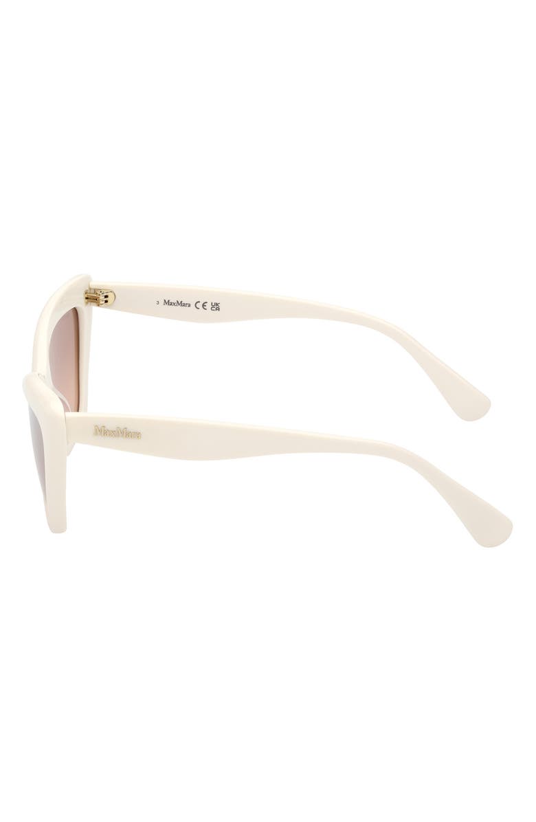 Max Mara 57mm Cat Eye Sunglasses, Alternate, color,