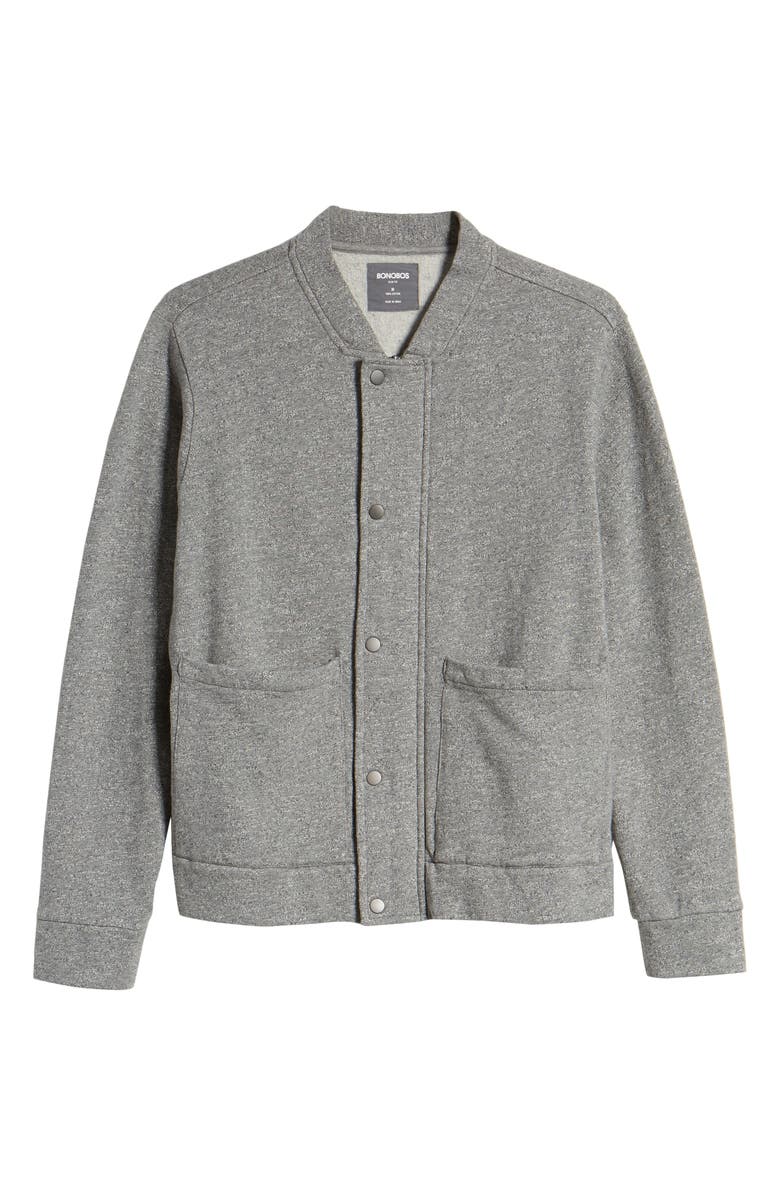 Bonobos Fleece Baseball Jacket, Alternate, color, 