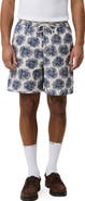 Les Deux Dahlia Jacquard Drawstring Shorts