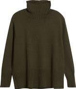 Eileen Fisher Turtleneck Merino Wool Sweater