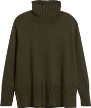 Eileen Fisher Turtleneck Merino Wool Sweater