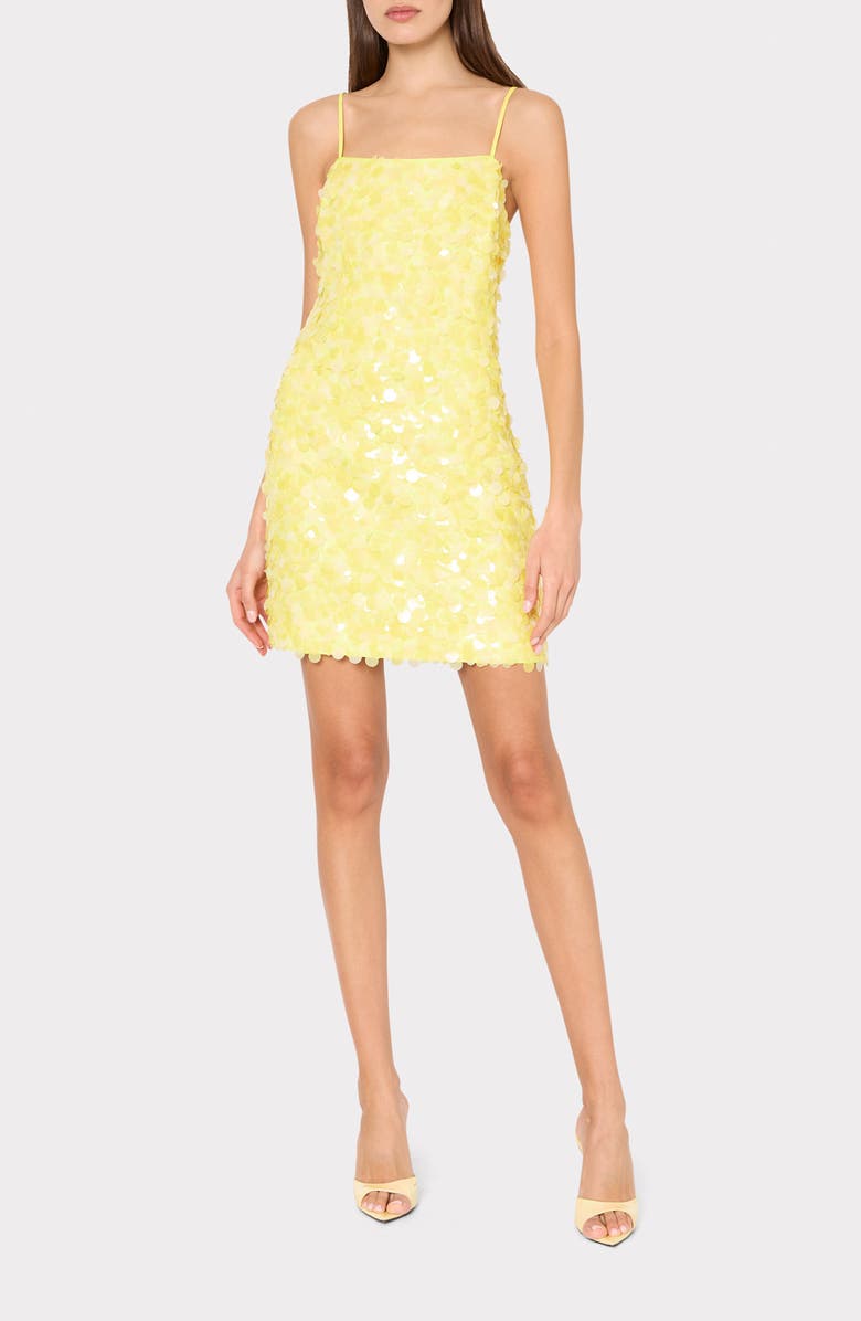 Milly Colette Sequin Minidress, Main, color, 