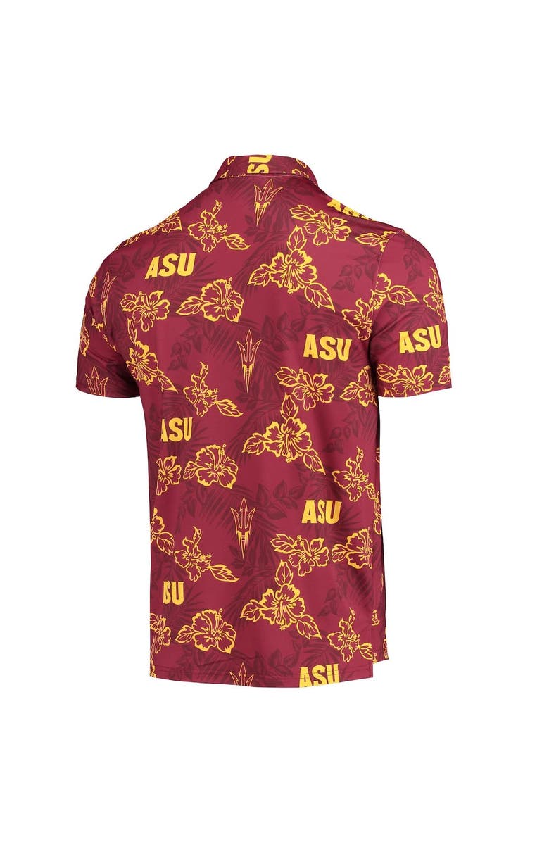 Reyn Spooner Men's Reyn Spooner Maroon Arizona State Sun Devils Performance Polo, Alternate, color, Maroon