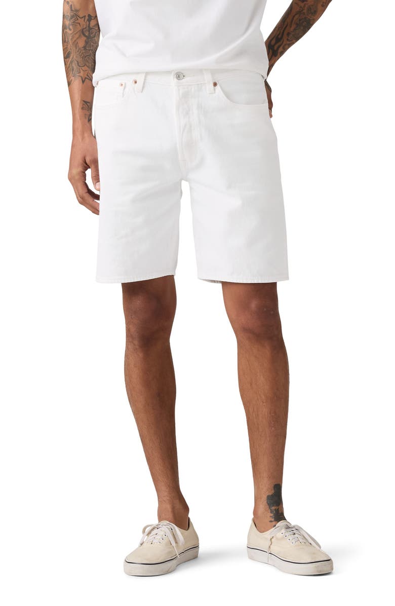Levi's 501<sup>®</sup> Original Denim Shorts, Main, color, Optic Daisy Shorts