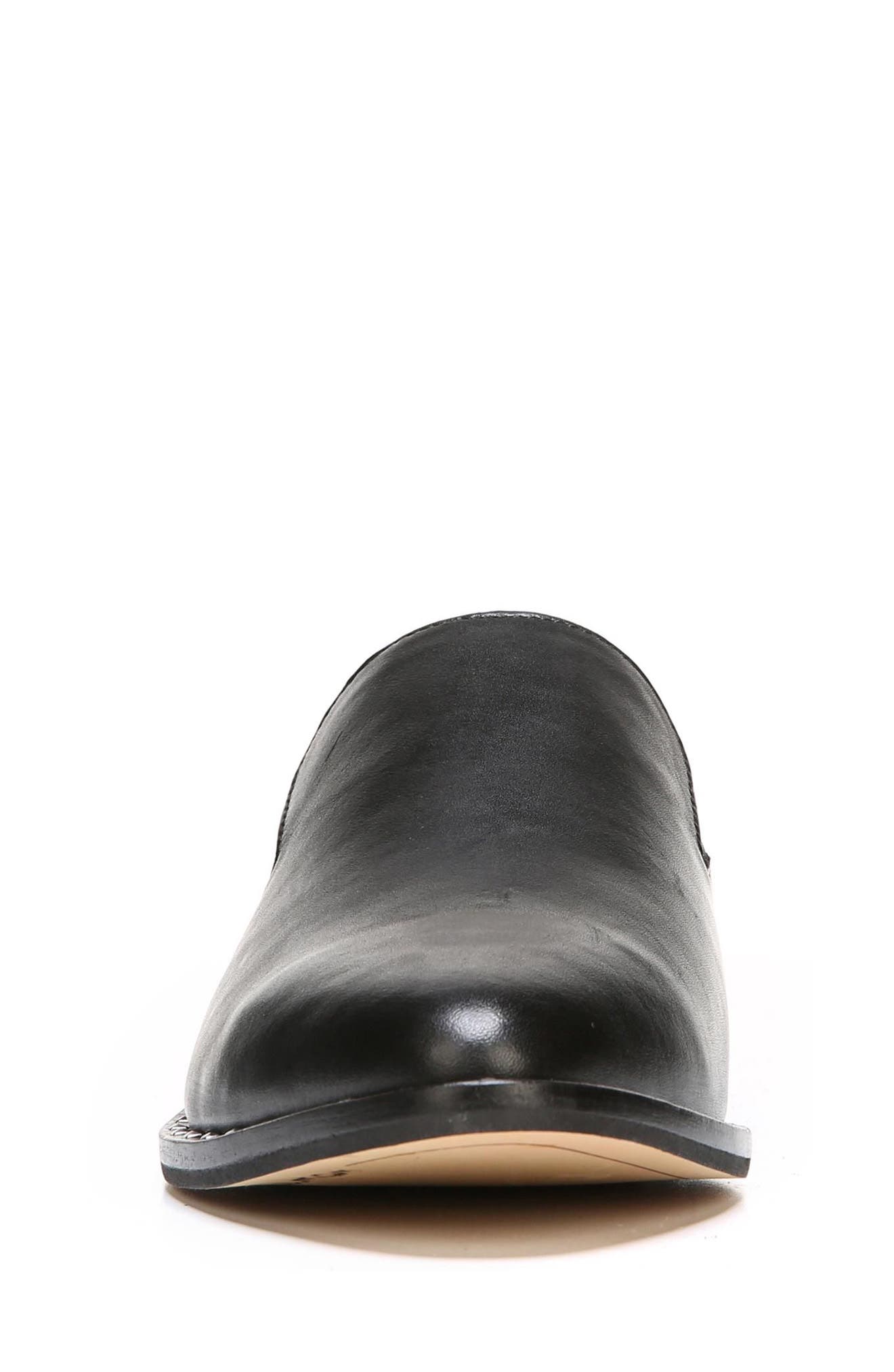 Lewellyn Mule, Alternate, color, BLACK LEATHER