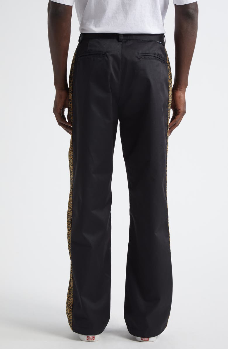 Noon Goons Leopard Stripe Pants, Alternate, color, Black