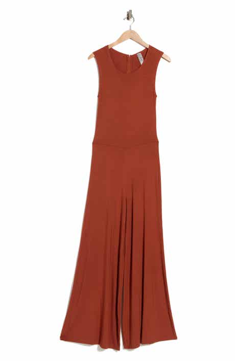 Sleeveless Wide Leg Jumpsuit
