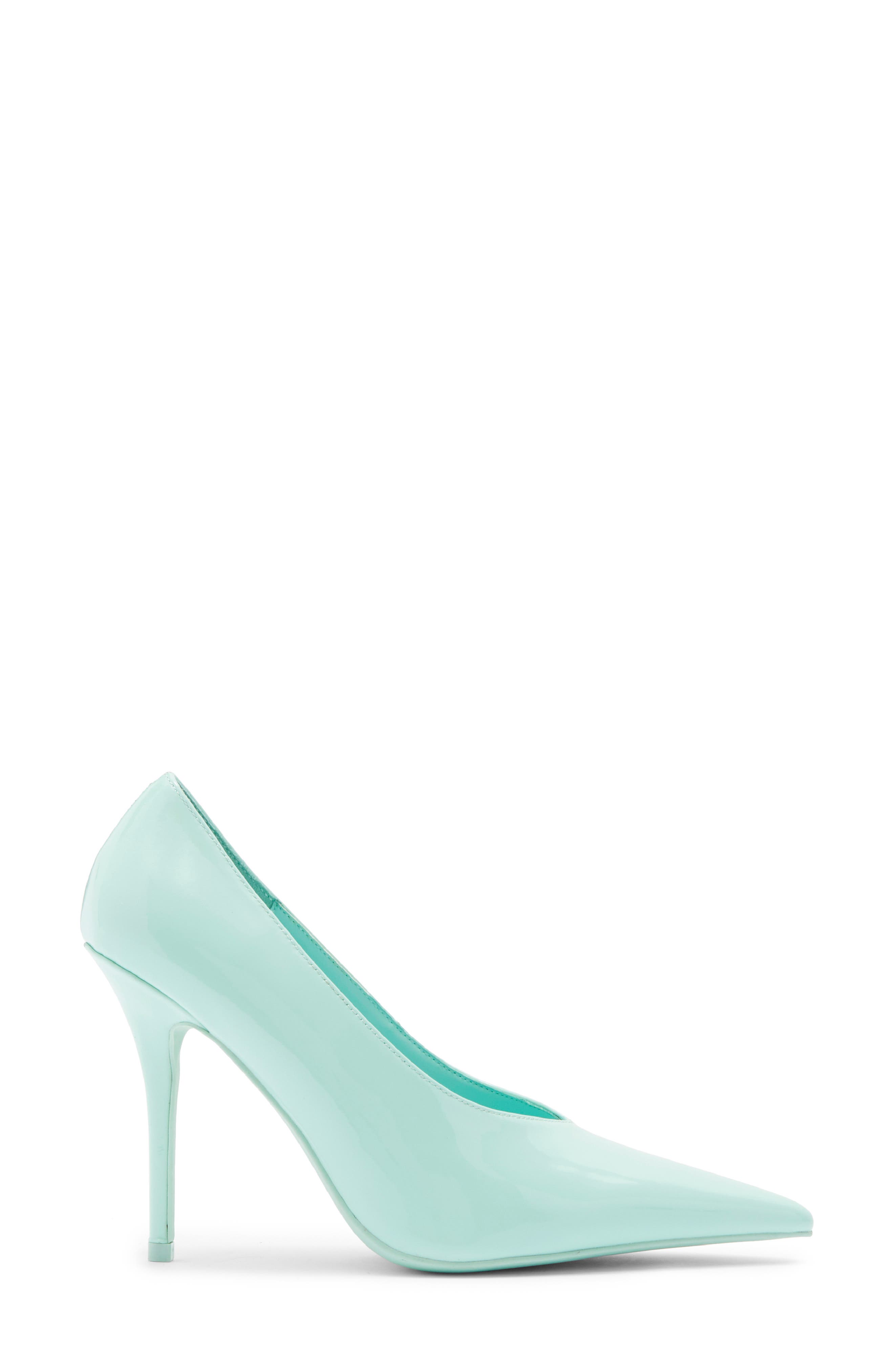 Diffuse Pointed Toe Pump, Alternate, color, MINT PATENT