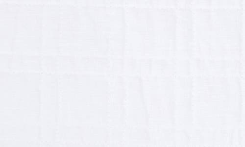 Pom Pom At Home Owen Quilted Linen Pillow Sham In White