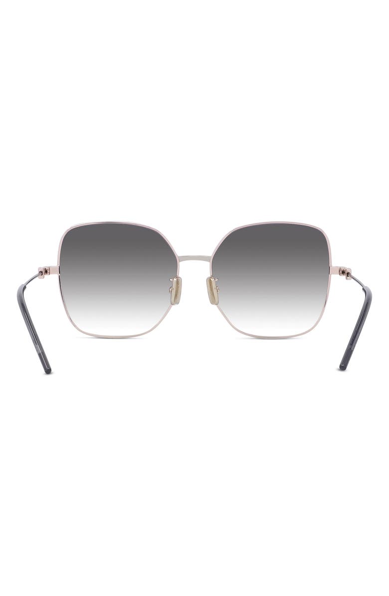 Givenchy GV Speed Gradient Square Sunglasses, Alternate, color, Shiny Rose Gold / Smoke