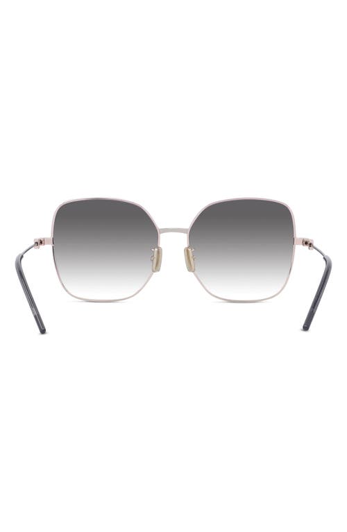 Givenchy Gv Speed Gradient Square Sunglasses In Gray