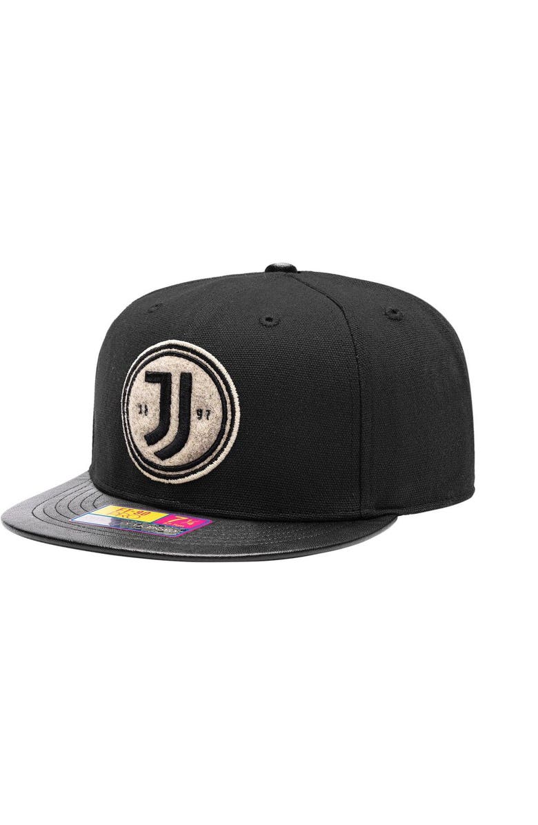 FAN INK Men's Black Juventus Swatch Fitted Hat, Main, color,