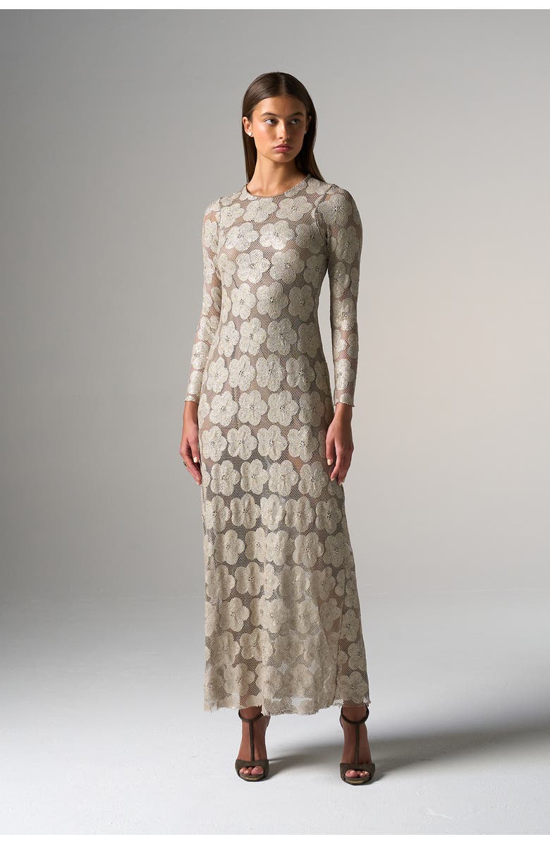 JBQ Petra Dress, Main, color, Champagne