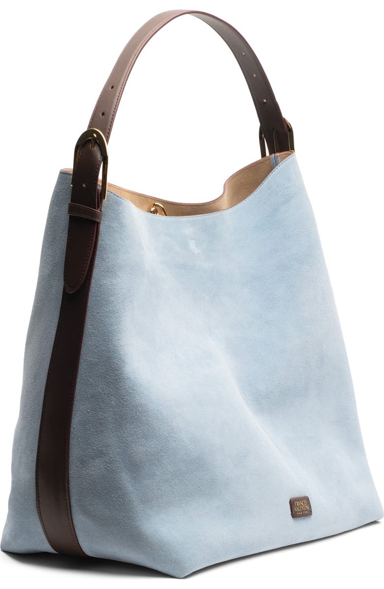 Frances Valentine Hunter Hobo Shoulder Bag, Main, color, Light Blue